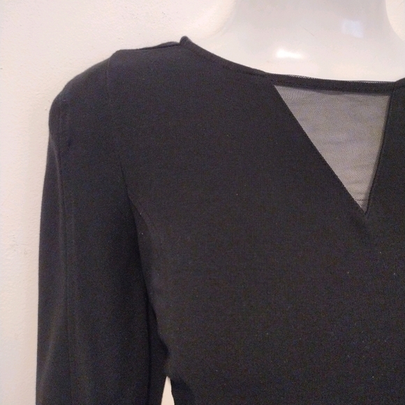 Forever 21 - Black 3 Quarter Sleeves Blouse - Picture 3 of 13